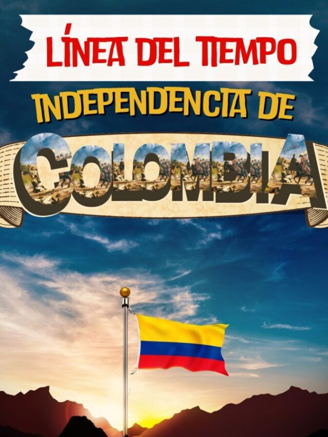 Línea del tiempo independencia de Colombia-portada