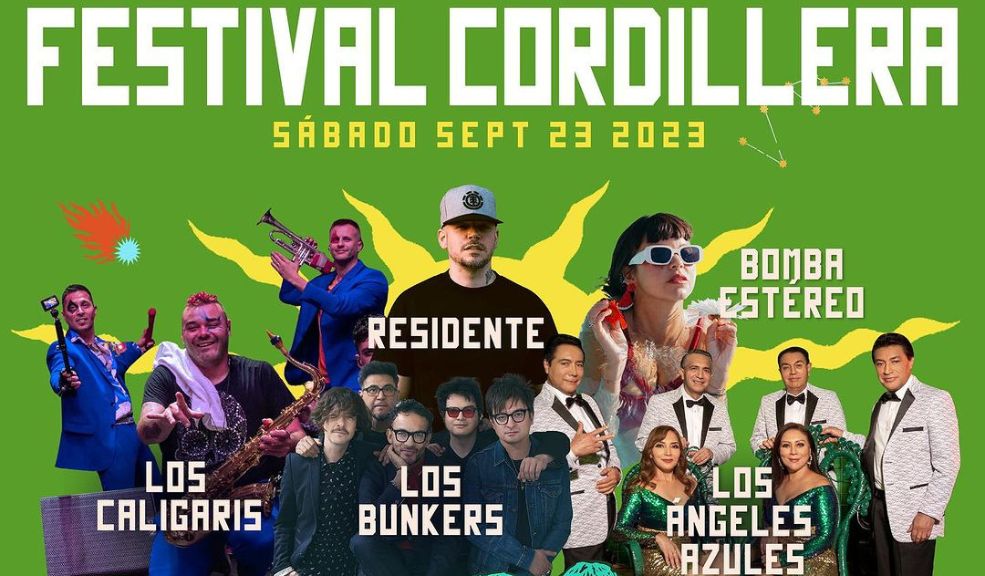 Pille los horarios de los conciertos del Festival Cordillera