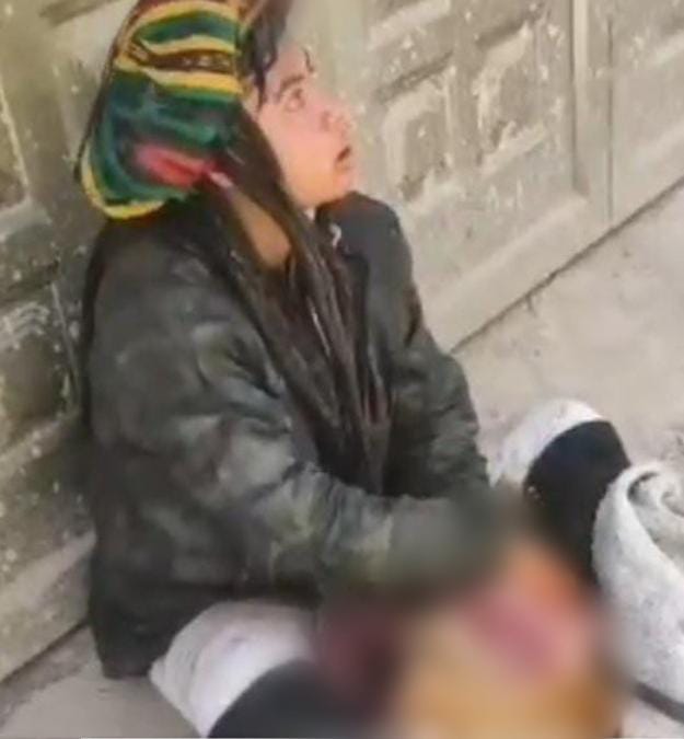 ¡Aterrador! Mujer se comió un perro muerto en plena calle de Bogotá En video quedó registrado el macabro momento en el que una mujer se está comiendo un perro en plena calle de Bogotá.