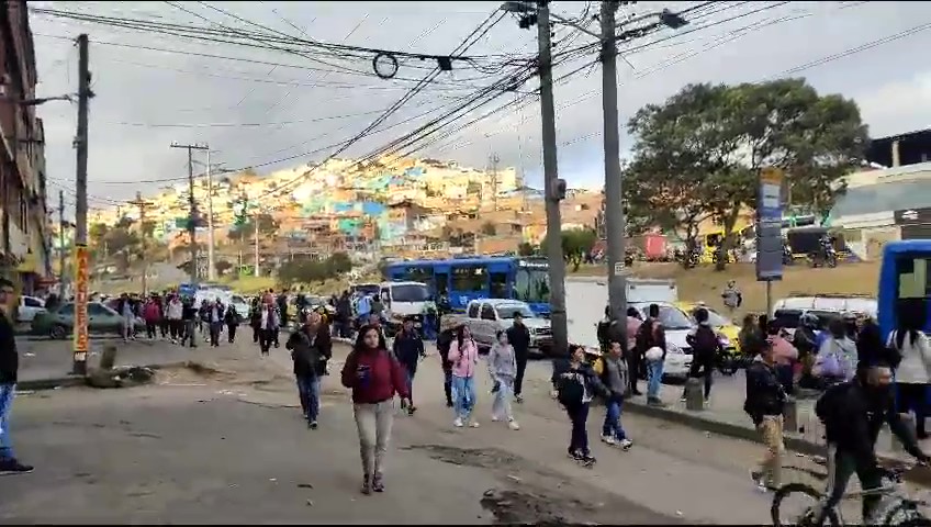 Fatal accidente de tránsito colapsa la movilidad en Tunjuelito