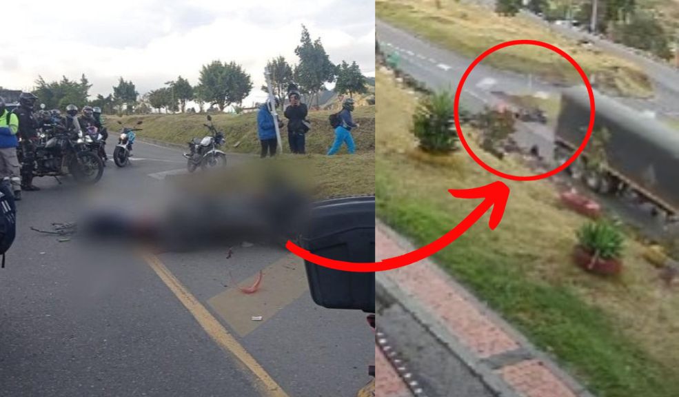 EN VIDEO: Así fue el fatal accidente en el que murió un motociclista en Usme