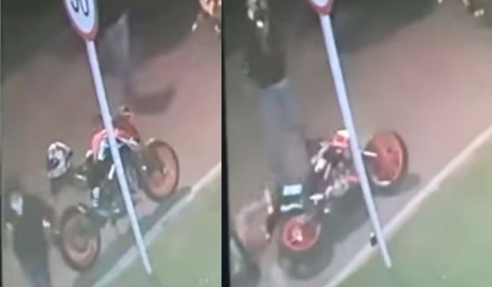 Joven de 21 años sacó corriendo a pillos que querían robarle la moto