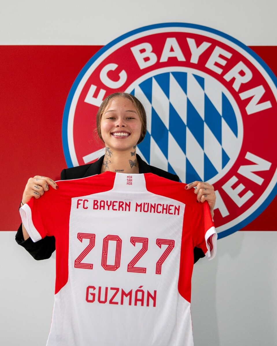 ¡Ana María Guzmán ya es del Bayern Múnich! La lateral de la Selección Colombia, Ana María Guzmán, fue presentada como nueva jugadora del Bayern Múnich de Alemania.