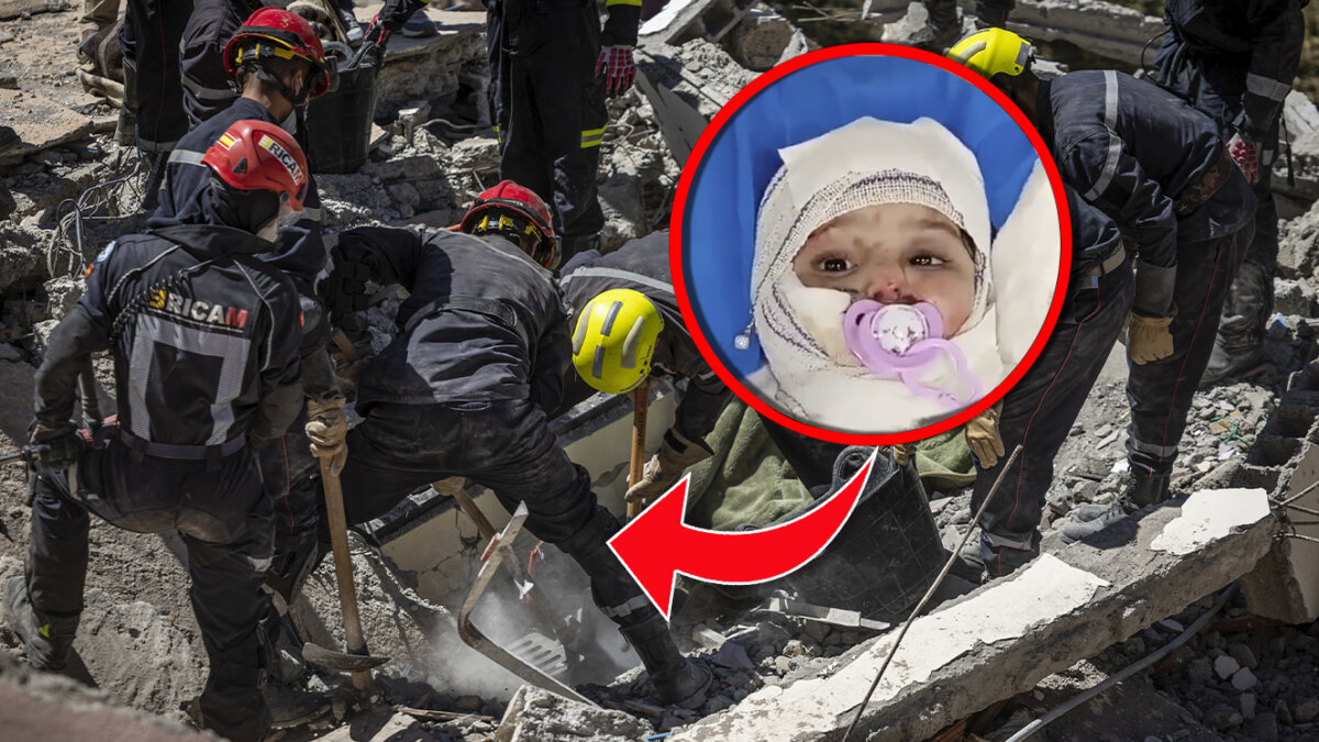 ¡Milagroso! Rescataron a una bebé de entre los escombros tras terremoto en Marruecos En medio de las labores de búsqueda de sobrevivientes del terremoto ocurrido en Marruecos, en el que han muerto más de 2.000 personas, fue rescatada una bebé que sobrevivió entre los escombros.