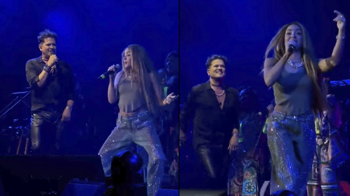¡En shock! Así quedó Carlos Vives cuando Shakira lo sorprendió en concierto Carlos Vives está celebrando los 30 años de carrera artística con un tour mundial. En la noche del sábado 28 de octubre, el samario dio un concierto en Miami y allí fue sorprendido por Shakira, quien salió al escenario para cantar La Bicicleta, canción que interpretan juntos.