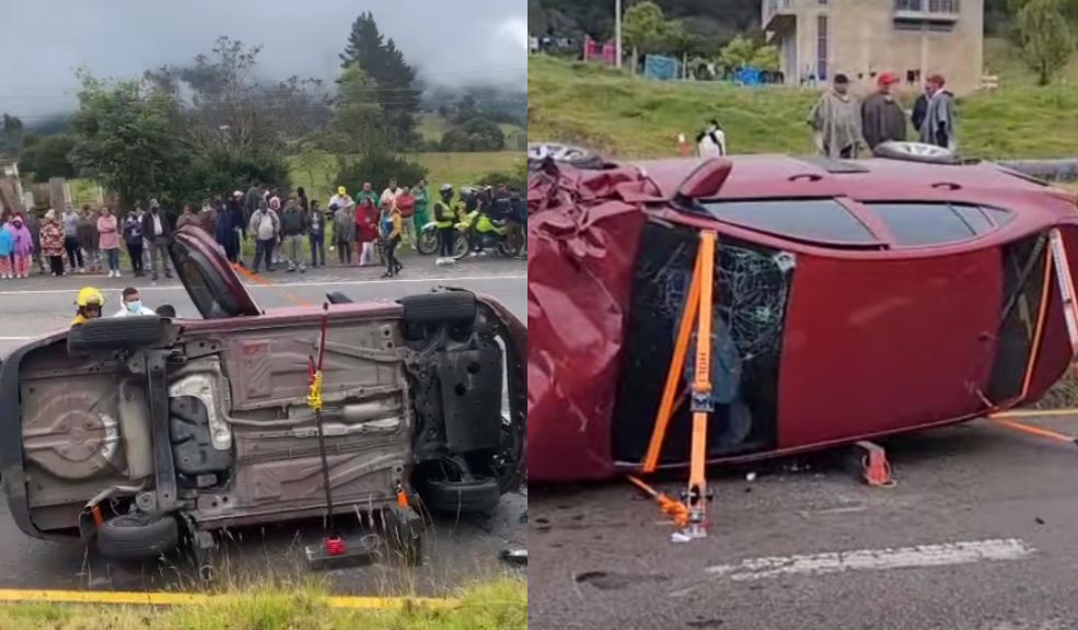 Accidente de tránsito causa la muerte de una persona en la vía Bogotá - Tunja En horas de la mañana de este domingo se presentó un aparatoso siniestro entre dos vehículos que transitaban la vía Bogotá - Tunja. El hecho acabó con la vida de una persona.