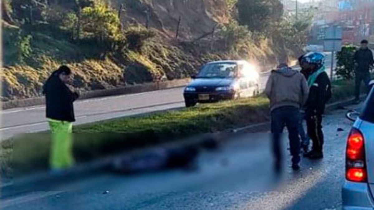 Accidente entre motero y ciclista deja un muerto El ciclista murió tras el fuerte impacto. Los hechos ocurrieron en la vía Facatativá- Bogotá.