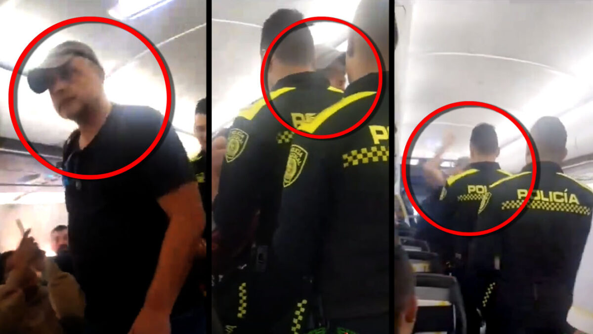 EN VIDEO: Polaco agredió a policía colombiano por bajarlo de un avión Un hombre polaco que aparentemente se encontraba borracho, golpeó a un policía que le pidió que se bajara del avión en la ciudad de Barranquilla.