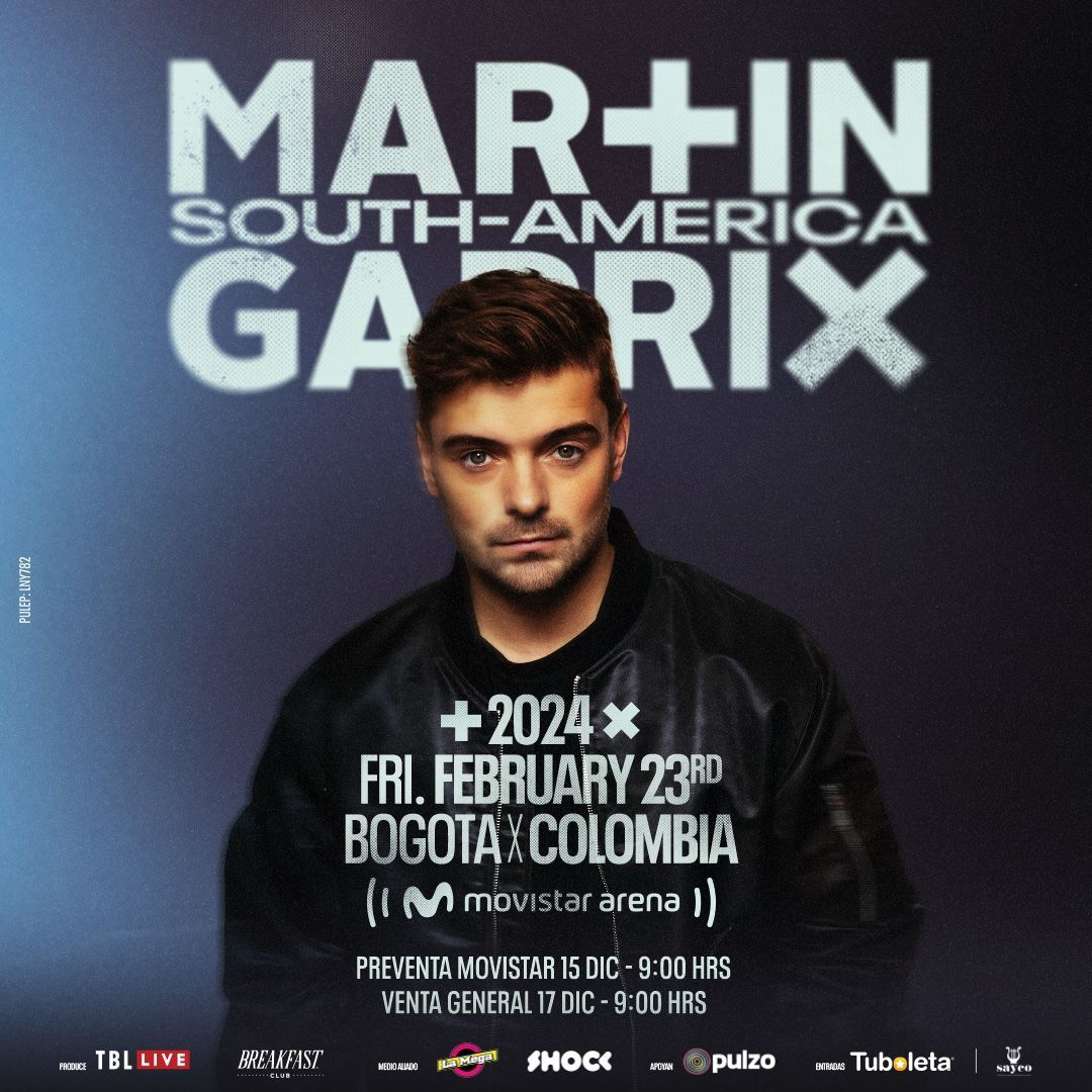 Martin Garrix inició el 2024 con sold out en el Movistar Arena La capital colombiana se prepara para recibir al ícono mundial de la música electrónica, Martin Garrix, quien inició el año con un sold out en el Movistar Arena de Bogotá.