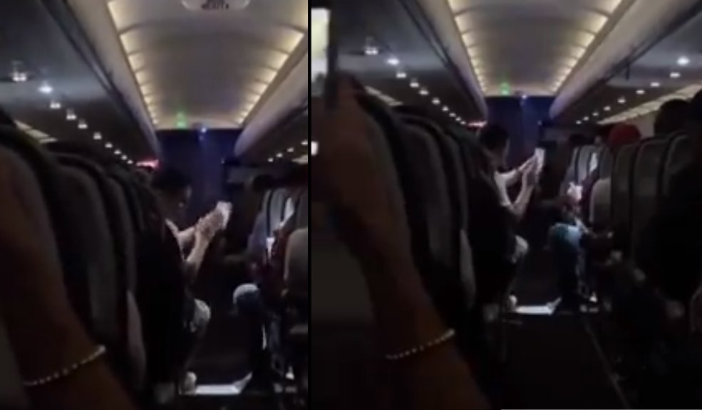Pasajeros hicieron la Novena en pleno vuelo En redes sociales se viralizó un video del momento en el que pasajeros rezan la tradicional Novena de Aguinaldos en un avión.