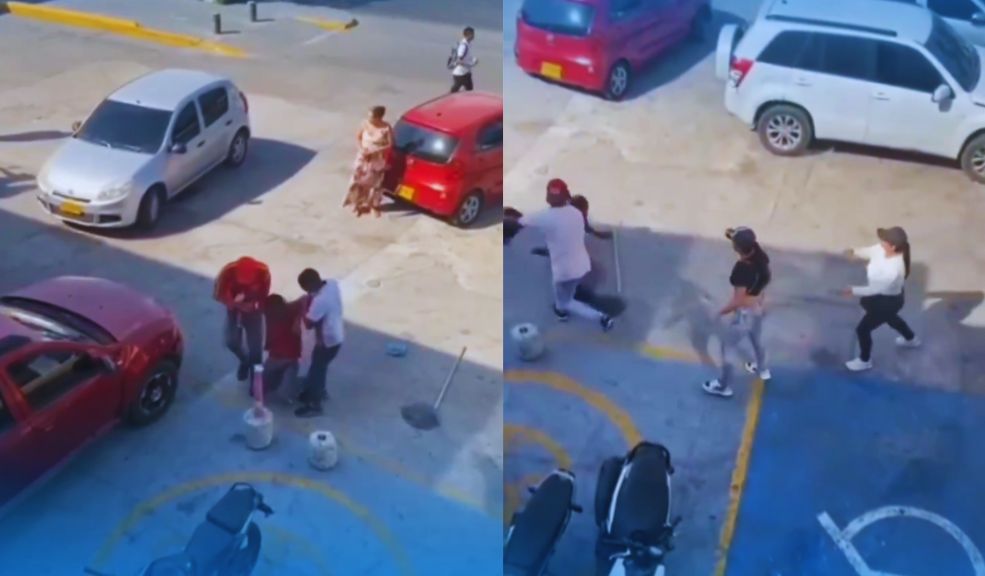 EN VIDEO: Trabajador de gasolinera fue brutalmente golpeado mientras hacía aseo En una estación de gasolina, en Cartagena, un hombre fue brutalmente golpeado presuntamente por pedirle a un grupo de jóvenes que no pisaran la zona donde estaba trapeando.