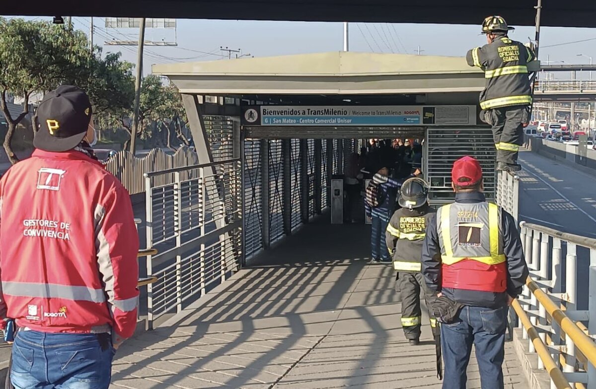Rescatan cachorro que trepó al techo de una estación de TransMilenio: ahora busca hogar Un cachorro sorprendió al equipo de TransMilenio de la estación de San Mateo, al ser encontrado en el techo de la estructura.