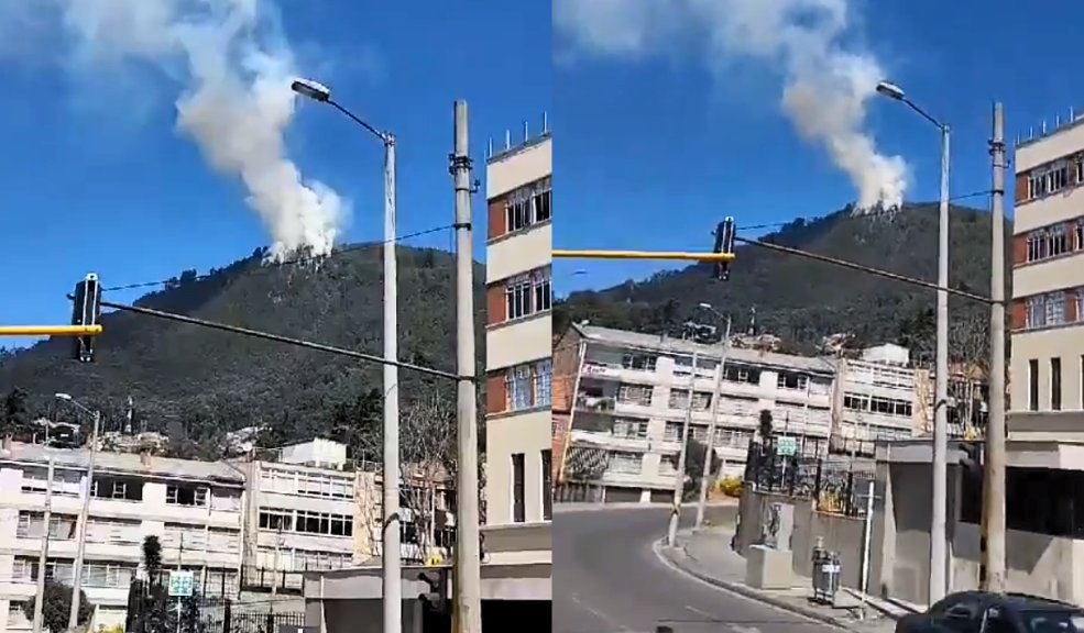 Se registra nuevo foco de incendio en los cerros de Bogotá Mientras se daban las buenas noticias de que el incendio de los cerros orientales de Bogotá está parcialmente controlado y que se podía extinguir por completo en unas horas, se confirmó el hallazgo de un nuevo foco de llamas.