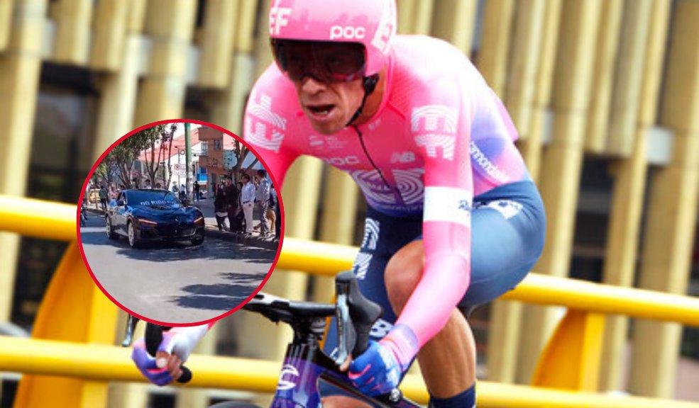 ¡Qué nave tiene ‘Rigo’! En medio de los Campeonatos Nacionales de Ruta en Boyacá, el ciclista Rigoberto Urán presumió el carrazo que tiene.