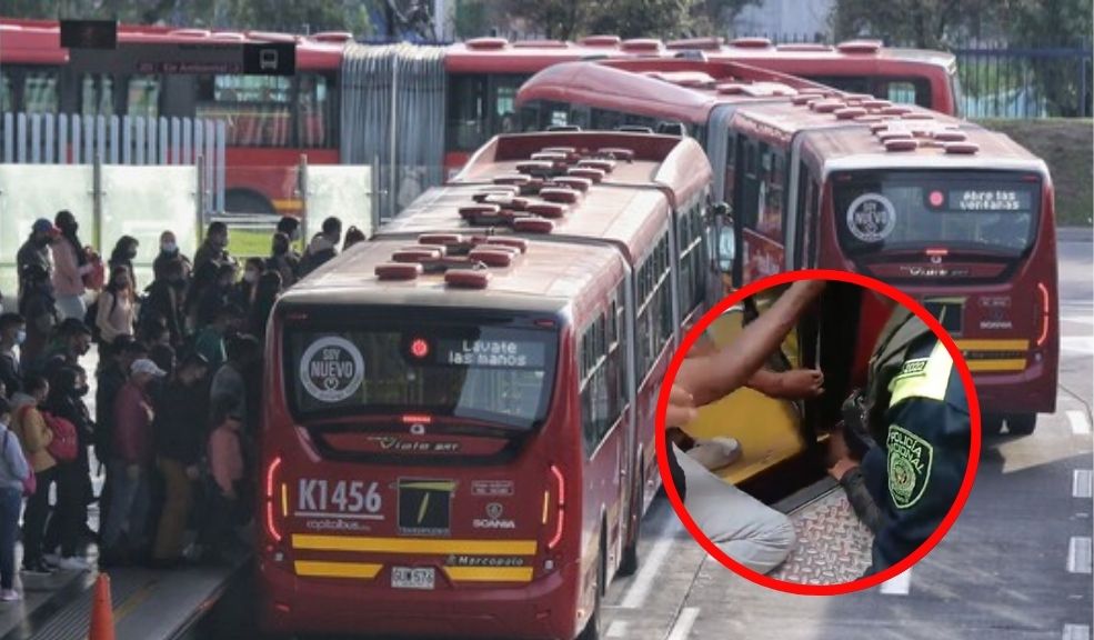 Hombre quedó con la cabeza atrapada en una estación de TransMilenio: esta fue la razón En redes sociales se hizo viral un video en el que la cabeza de un hombre quedó atascada entre una estación y un bus articulado. TransMilenio explicó cuál fue la causa.