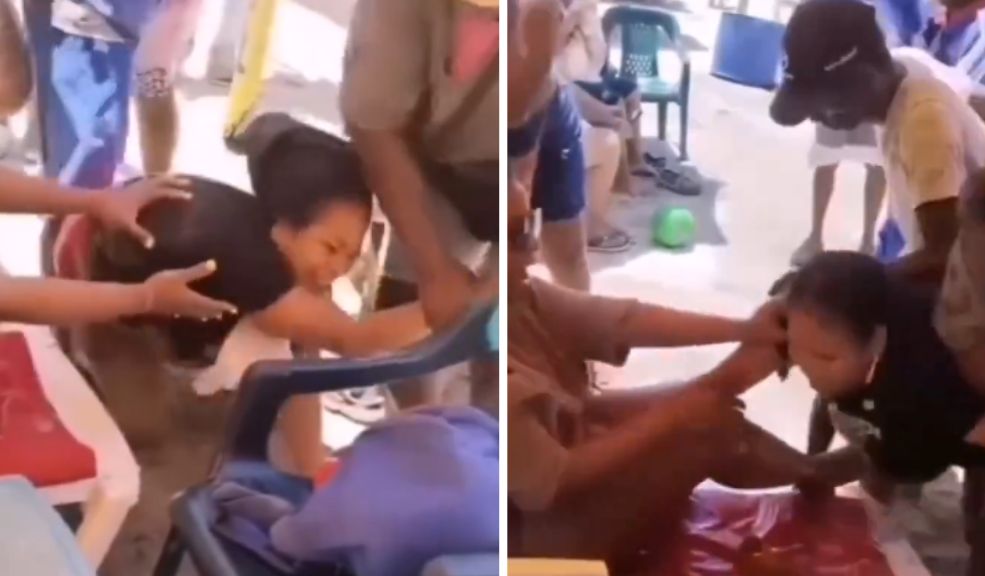 EN VIDEO: Masajistas protagonizaron bochornosa pelea por una propina En video quedó registrada la bochornosa pelea entre dos masajistas en las playas de Cartagena.
