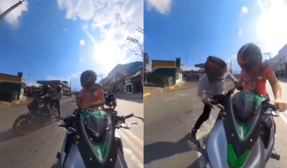 EN VIDEO: Violento atraco a joven motociclista en Kennedy Delincuentes que se movilizaban en moto robaron a una joven motociclista y la amenazaron con arma de fuego en la localidad de Kennedy.