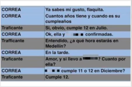 Los monstruosos chats de extranjero que pedía niñas en Medellín El estadounidense habría pagado a un proxeneta en Medellín para que le consiguiera niñas entre los 10 y 12 años.