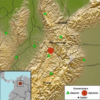 Fuerte temblor sacudió al país este viernes El Servicio Geológico Colombiano informó que a las 7:07 a. m. y a las 10:08 a. m. de este viernes 5 de abril, un temblor de magnitud 4.5 y otro de magnitud 3.3, respectivamente, sacudieron al país.