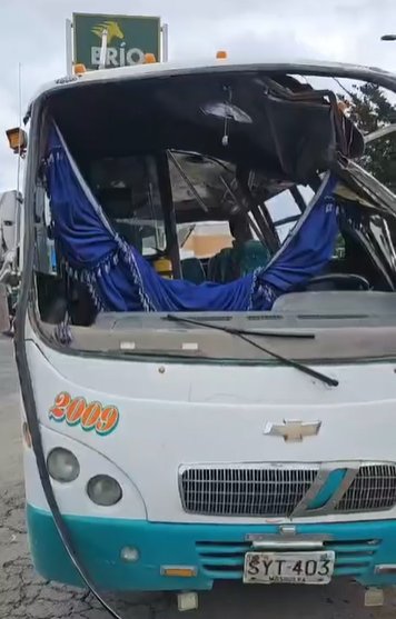 Grave accidente de bus en Zipaquirá deja 25 heridos El accidente se habría producido por una falla mecánica.