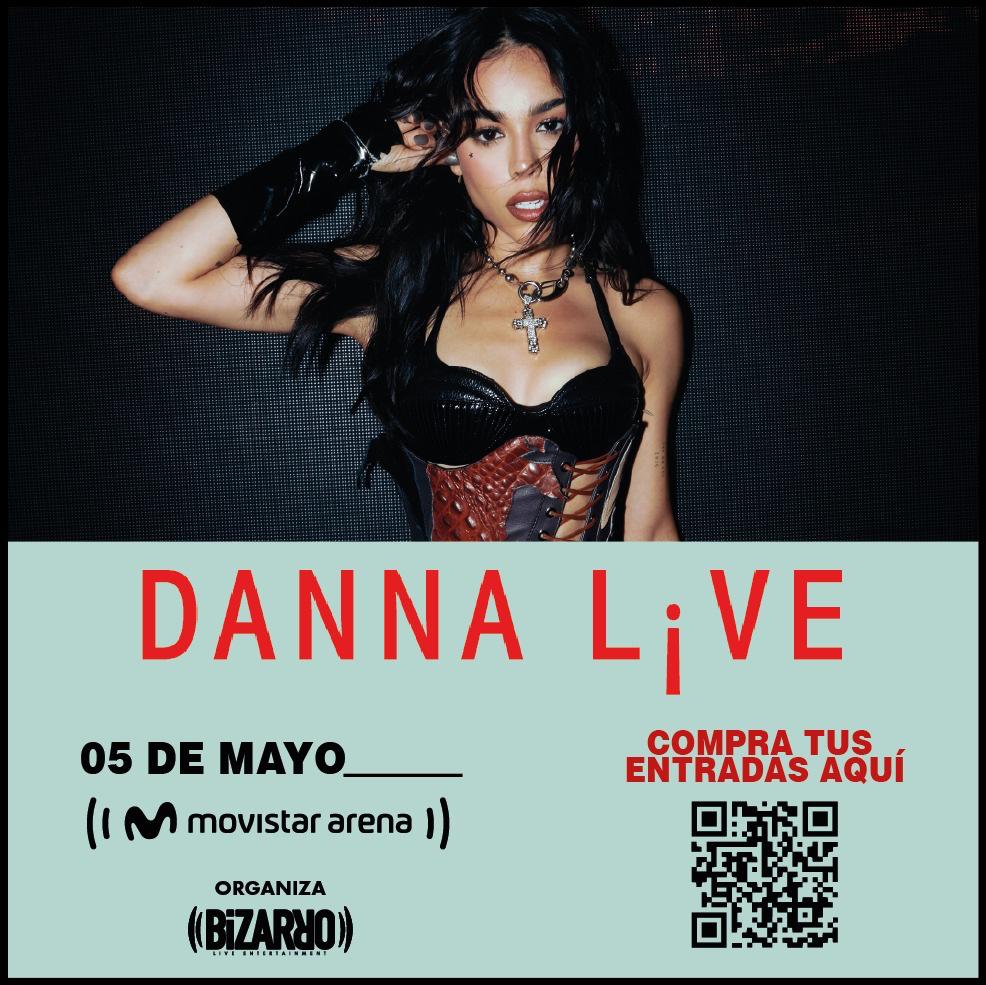 ¡Prográmese! Danna Paola se presentará por primera vez en Bogotá La talentosa cantante y actriz mexicana, Danna, está lista para deslumbrar a Bogotá con su aclamado Tour 'DANNA L¡VE', que llegará al Movistar Arena el próximo 5 de mayo.