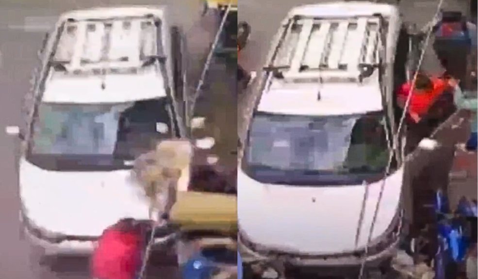 EN VIDEO: Niño quedó solo en un carro y arrolló a tres personas en Ciudad Bolívar El niño, al parecer, se encontraba solo al interior del automotor.