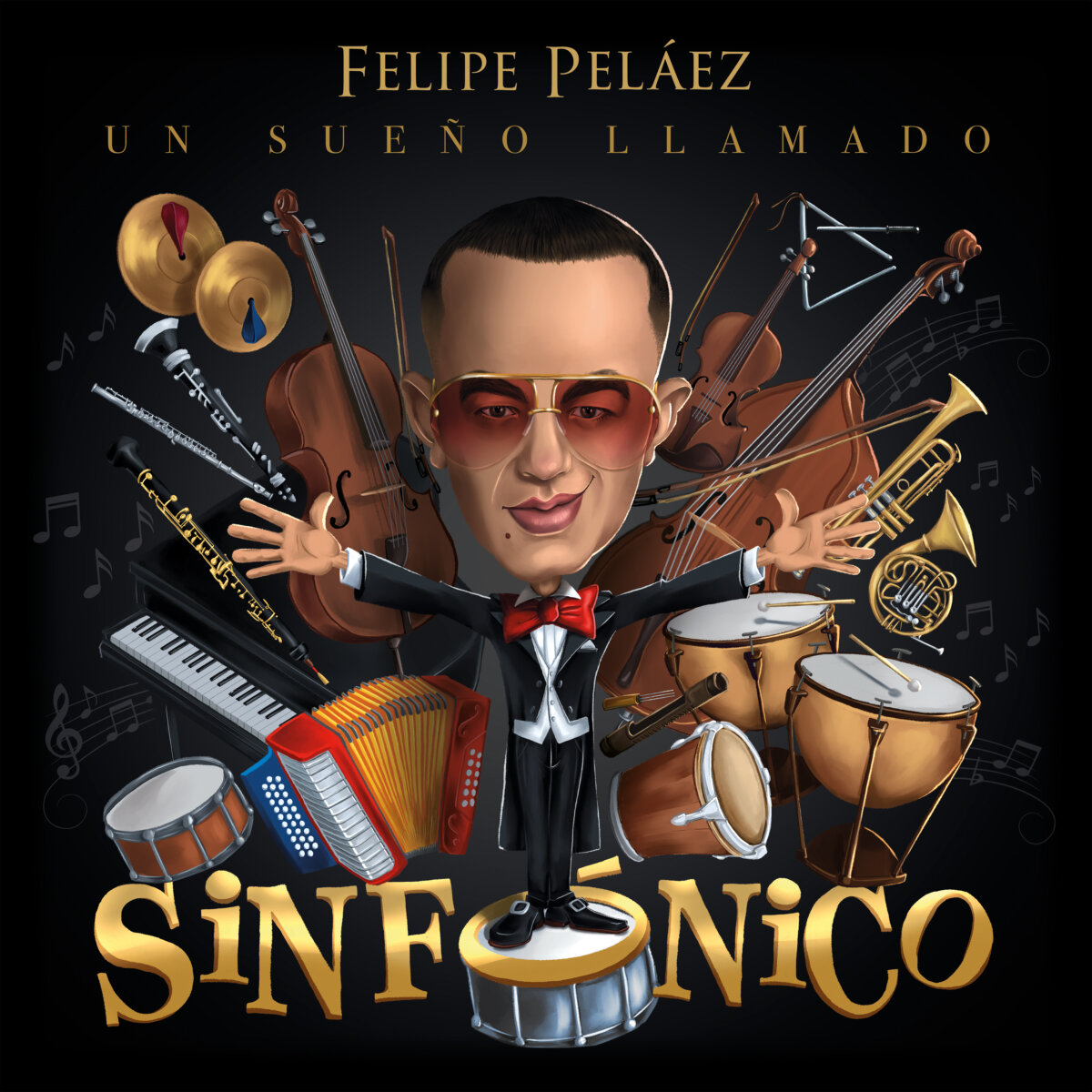 Felipe Peláez ahora se arriesga en lo sinfónico Celebrando sus 20 años de carrera, Felipe Pelaez estrena una nueva versión de él, demostrando su versatilidad como músico, con su nuevo album 'Un Sueño Llamado Sinfonico'